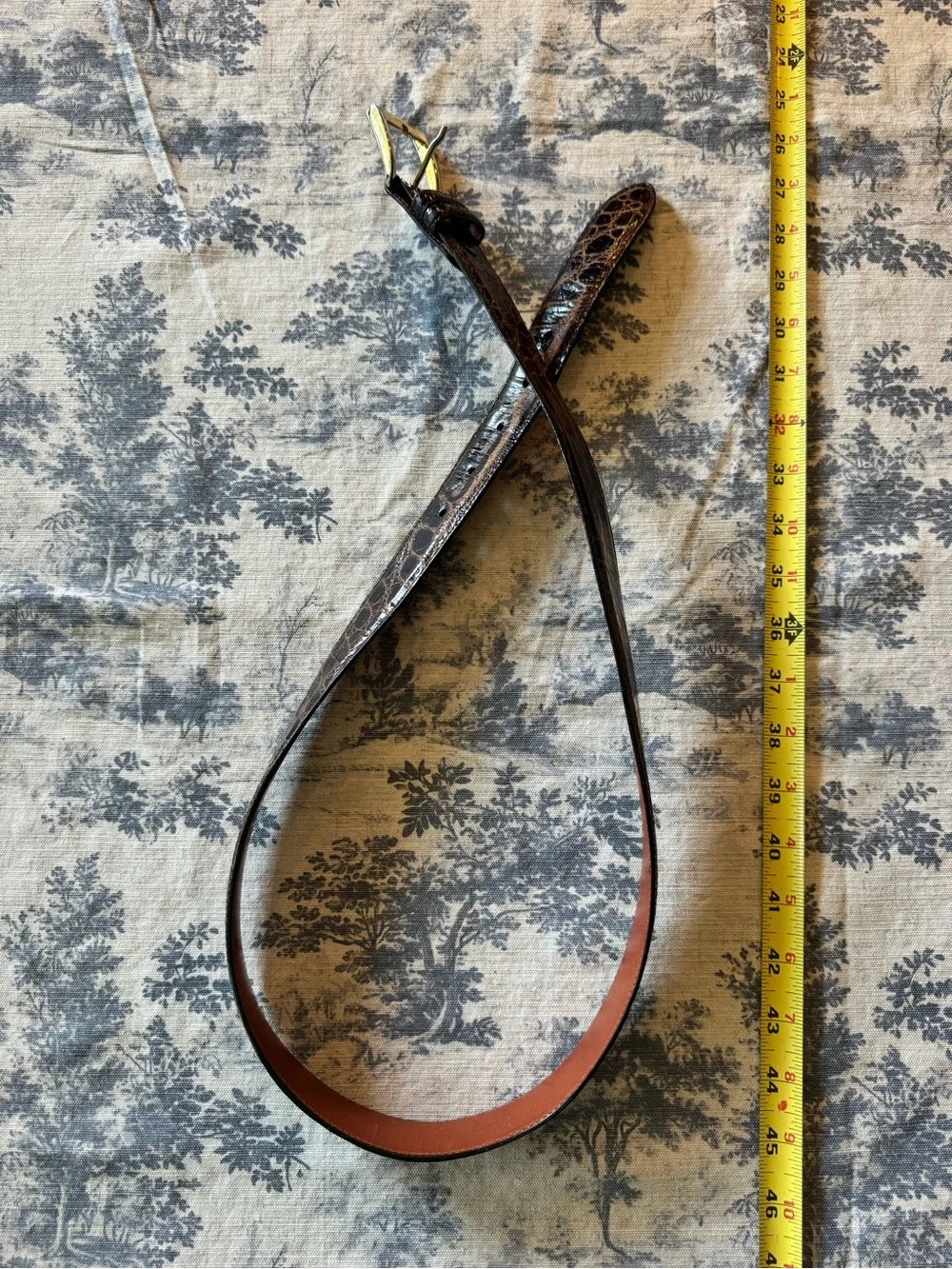 Genuine American alligator belt size 36